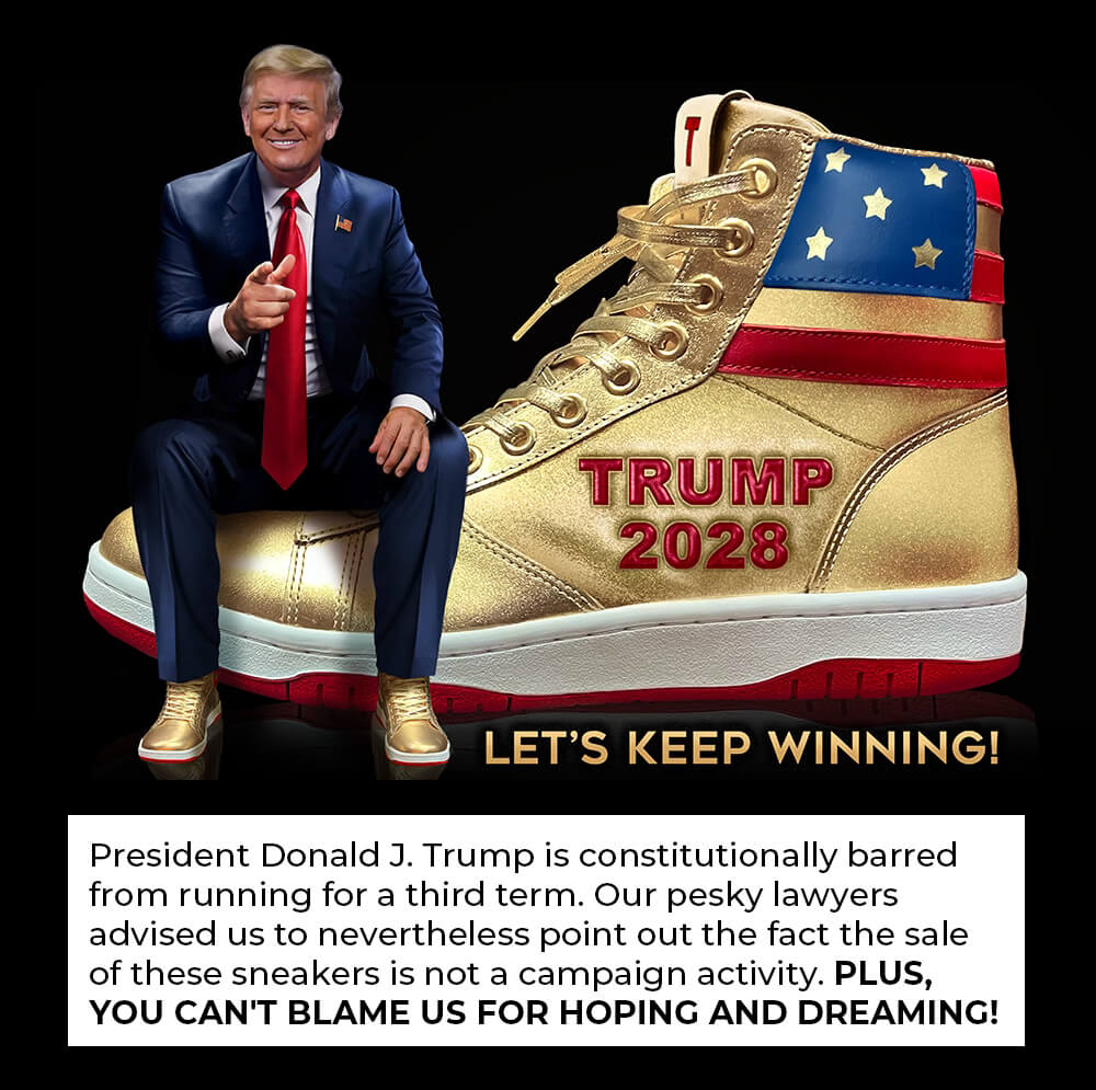 Trump 2028 Gold High Tops