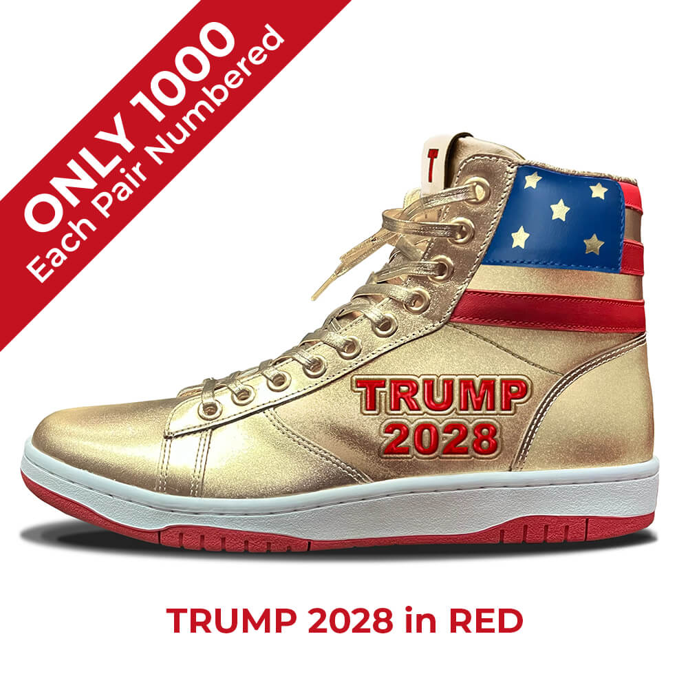 Trump 2028 Gold High Tops