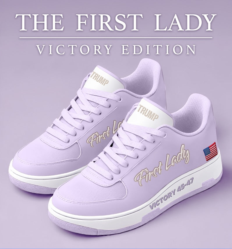 Trump First Lady Sneaker in Lavender