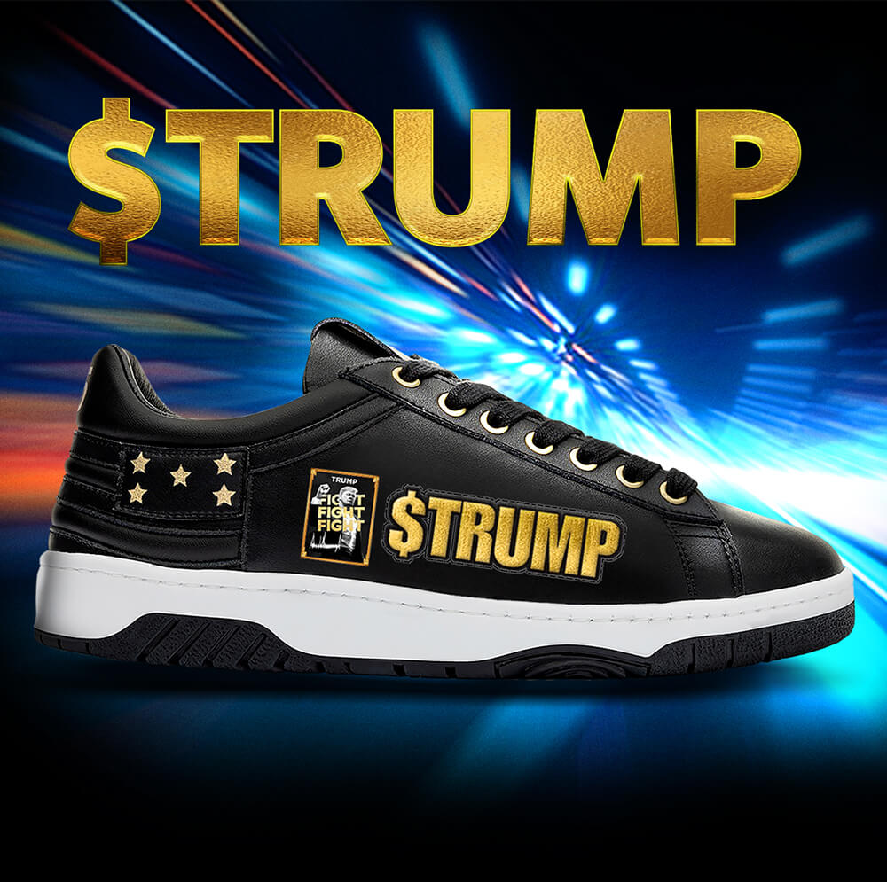 The $TRUMP Low Top – Black