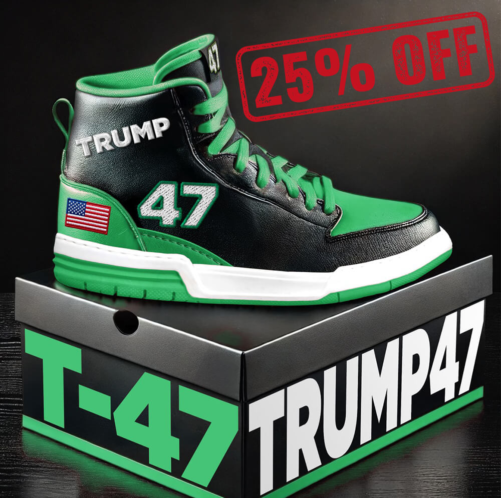 Trump Commander 47 High Tops - Lucky Green