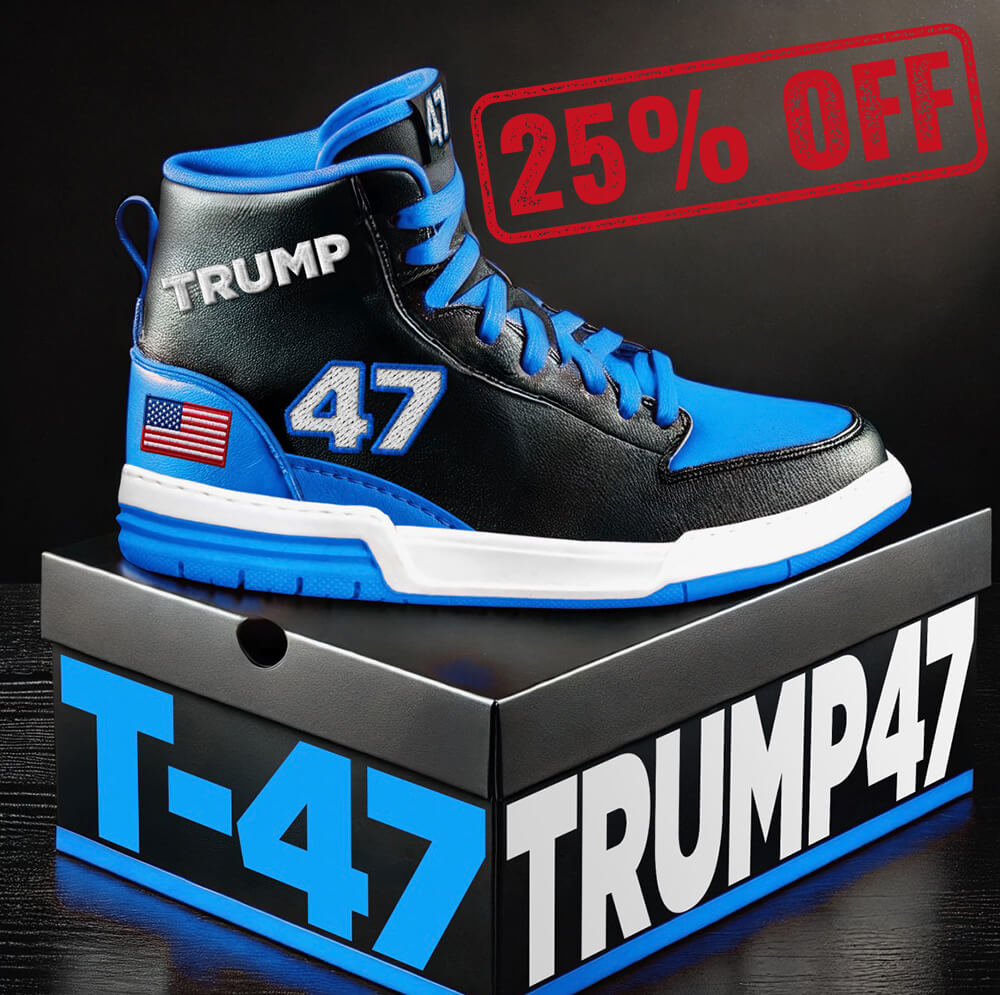 Trump Commander 47 High Tops - Presidential Blue