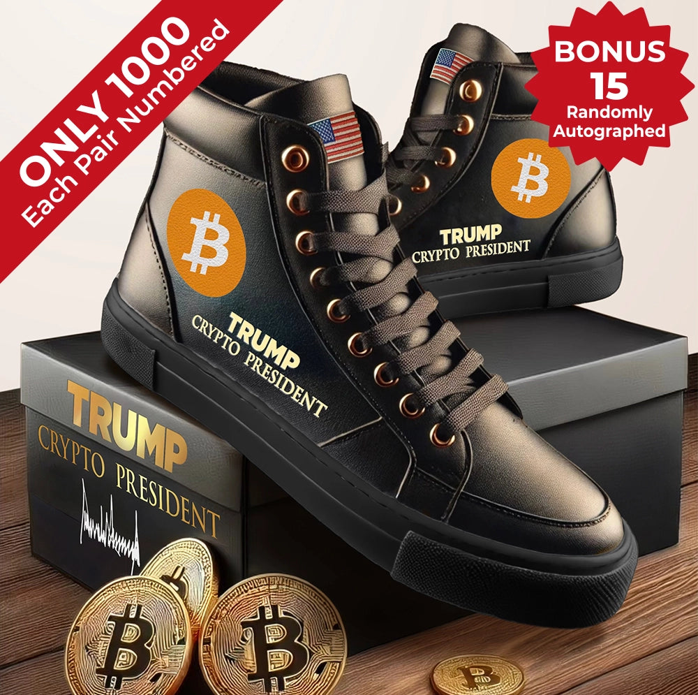 Trump Crypto President High Tops - Black